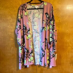 NWT LulaRoe Floral cardigan. Size L